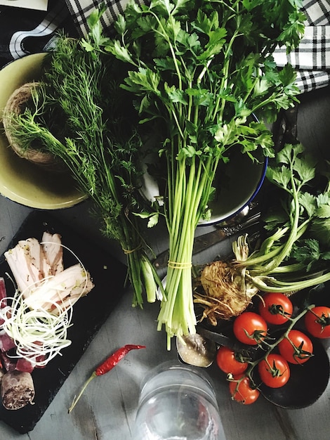 Zbliżenie na składniki